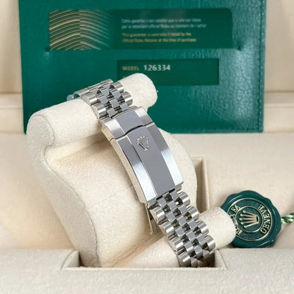 Rolex Date-Just Noir Stick Dial Oyster