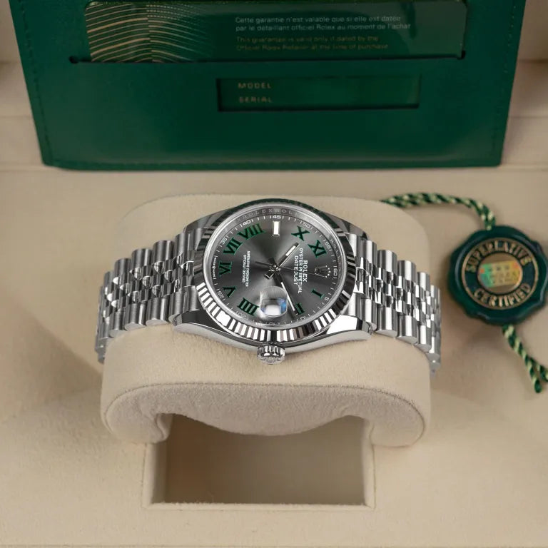 Rolex Datejust Wimbledon Dial Jubilee