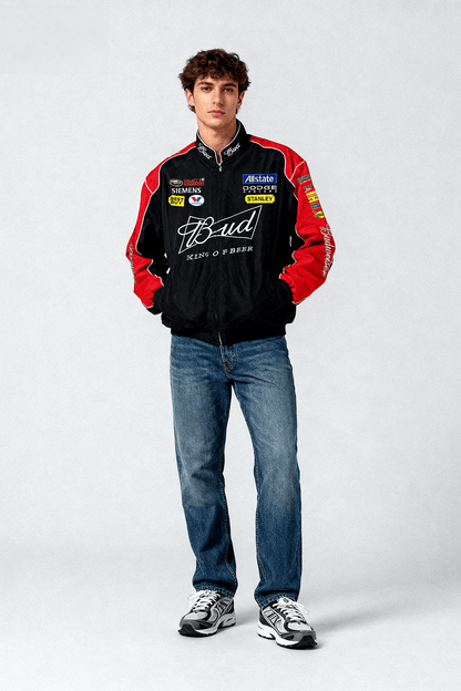 Budweiser Racing Vintage Jacket - Black Edition