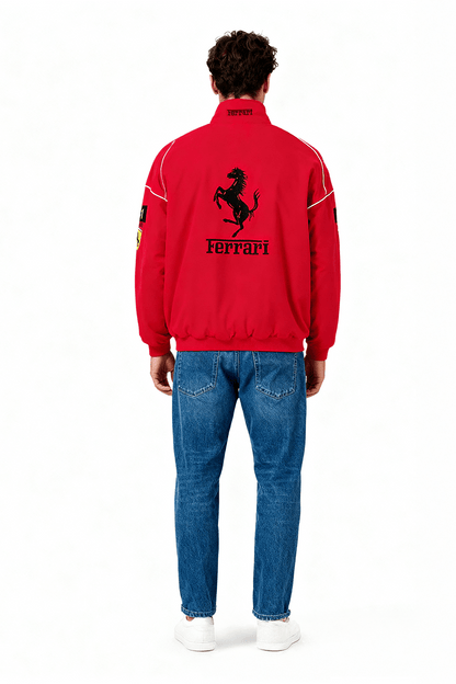Ferrari F1 Vintage Racing Jacket - Red Edition