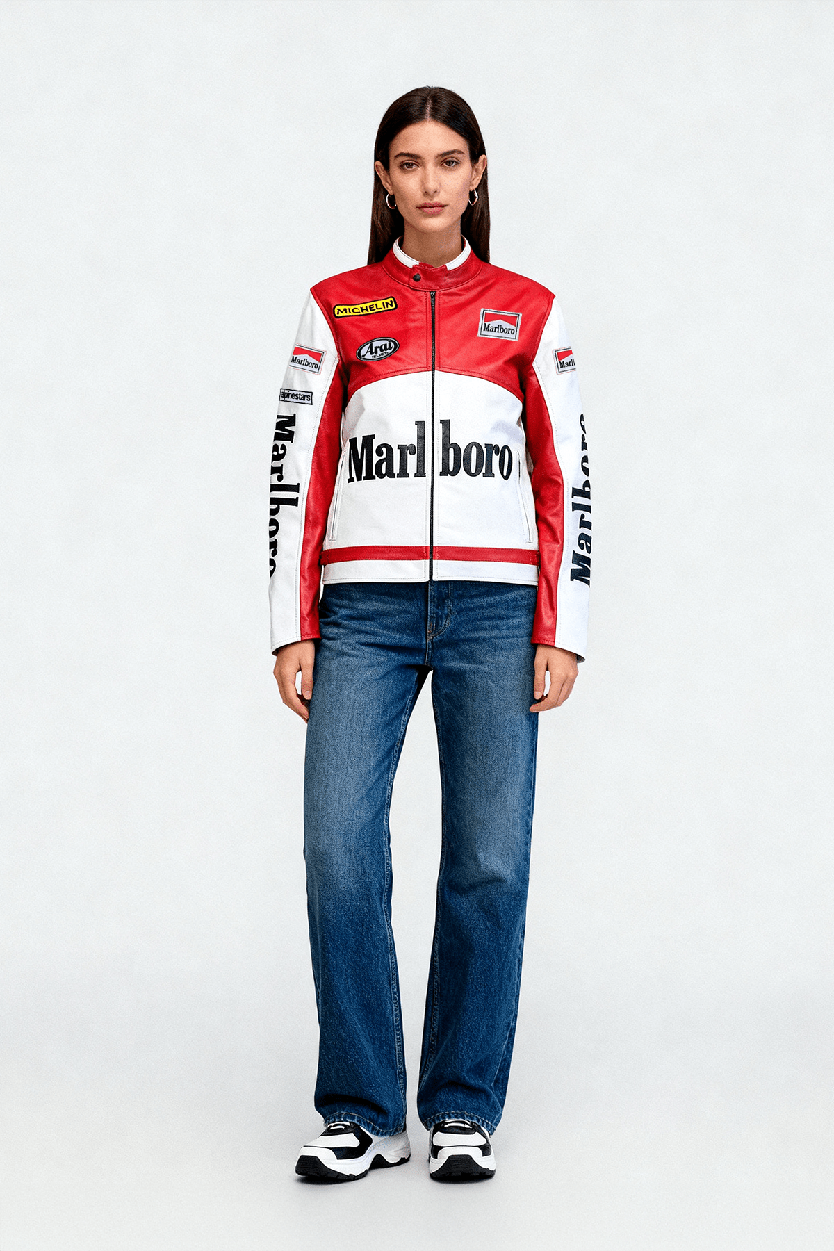 Marlboro Racing Leather Jacket - Classic Edition