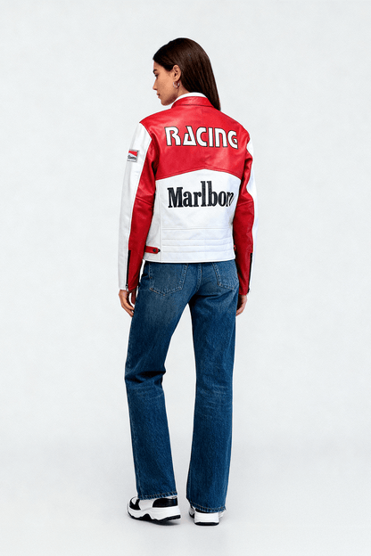 Marlboro Racing Leather Jacket - Classic Edition