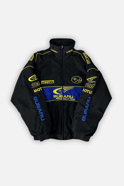 Subaru Rally Vintage Racing Jacket - Black Edition