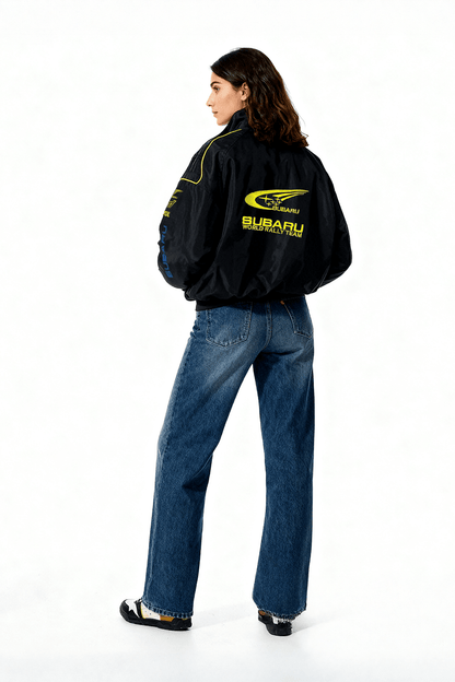 Subaru Rally Vintage Racing Jacket - Black Edition