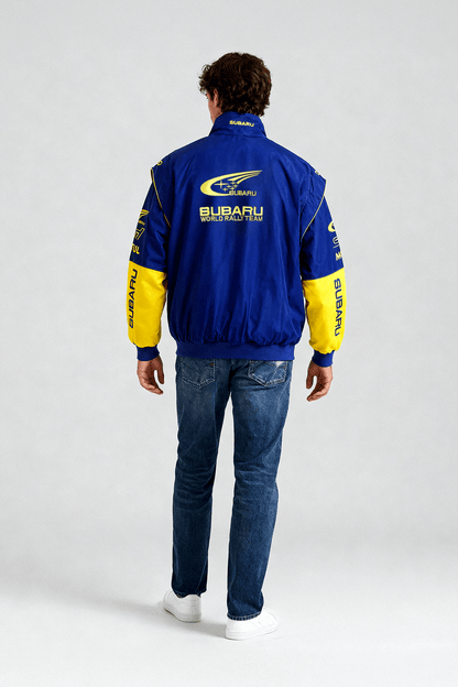 Subaru Rally Vintage Racing Jacket - Blue Edition